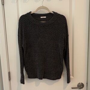 Cherish Dark Gray Women's Crew Neck Sweater